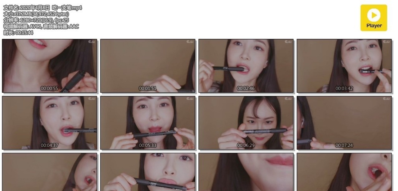 Eunzel ASMR - 吃一支笔