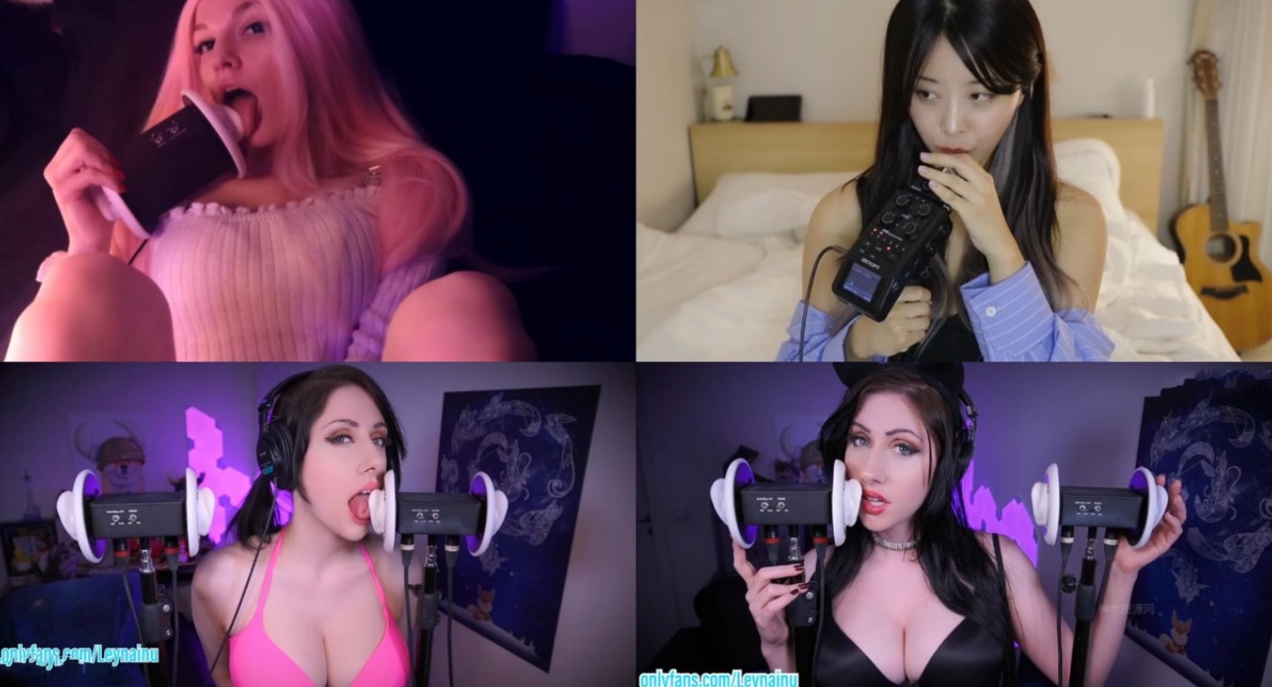 mimo ASMR+SOLYASMR +Leynainu ASMR 2V