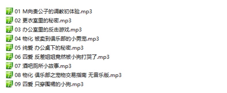 在下月十一音声9部音频合集