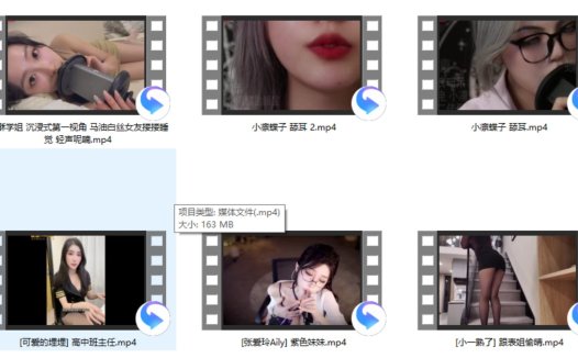 [可爱的埋埋] 高中班主任+[张爱玲Aily] 紫色妹妹+[小一熟了] +酥酥学姐+小凛蝶子 舔耳 2V