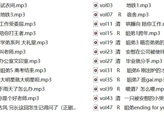 Jok音声80部完整版合集1.8g
